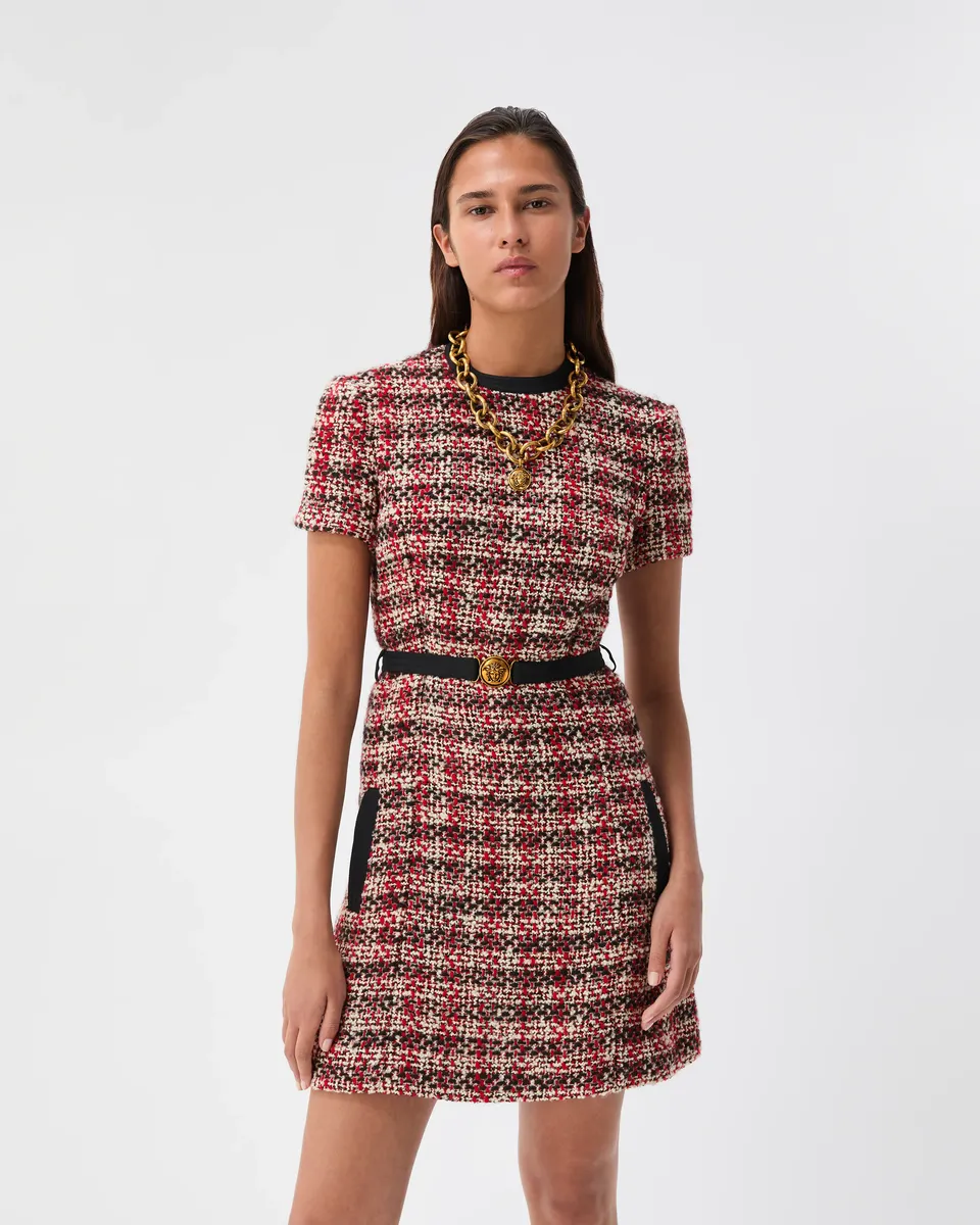 Versace Tweed Mini Dress | Thumbnail 2