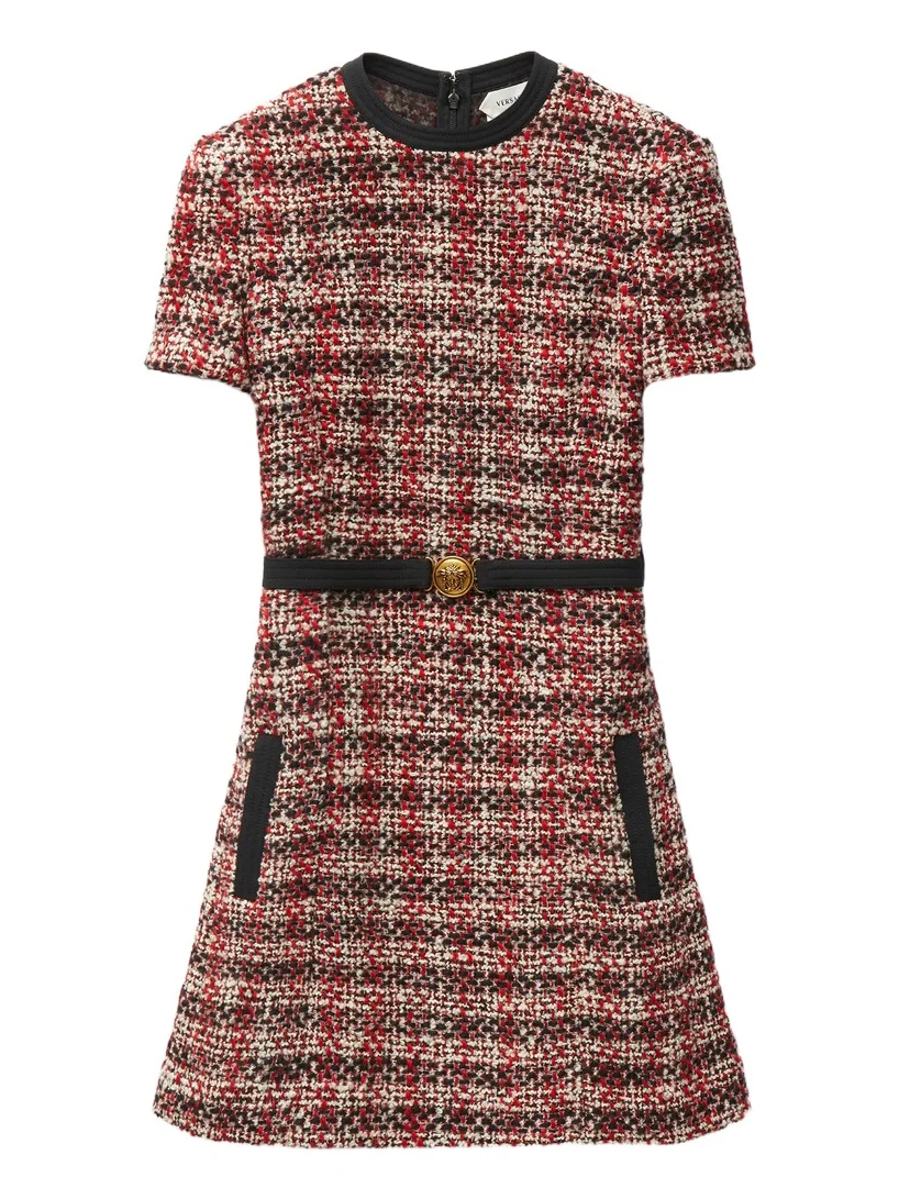 Versace Tweed Mini Dress