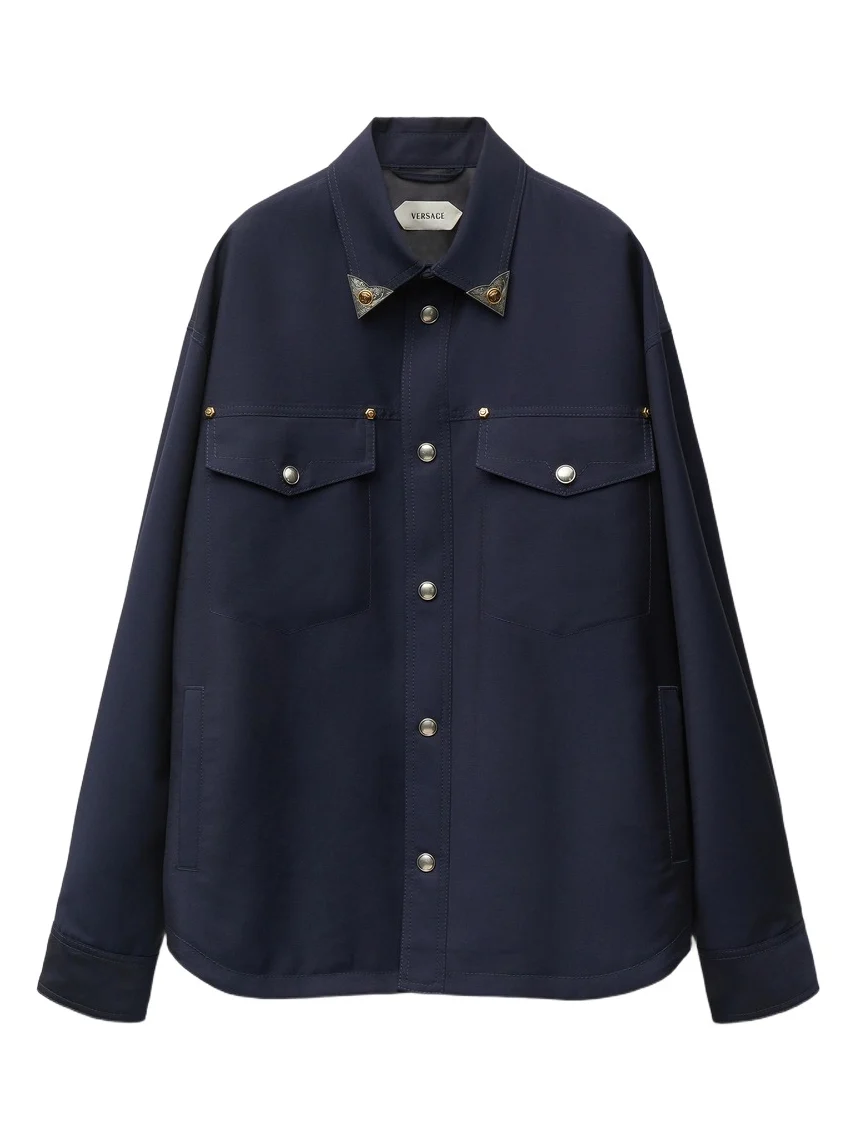 Versace Lightweight Wool-Mohair Blouson