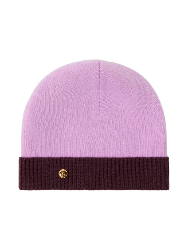 Versace Wool & Cashmere Knit Beanie