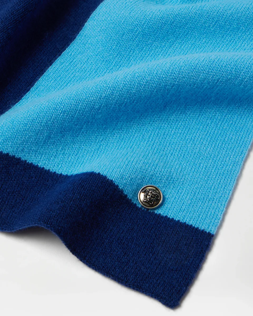 Versace Wool & Cashmere Knit Scarf | Thumbnail 2
