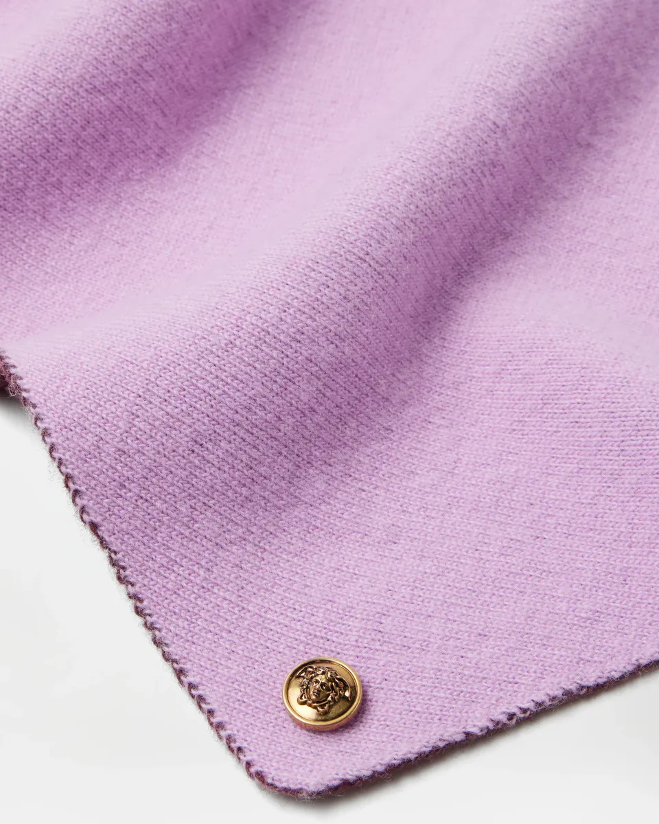 Versace Wool & Cashmere Knit Scarf | Thumbnail 2