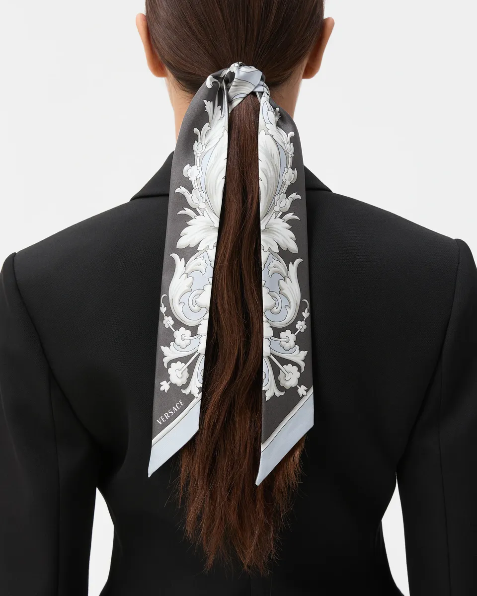 Versace Printed Silk Twill Ribbon | Thumbnail 2