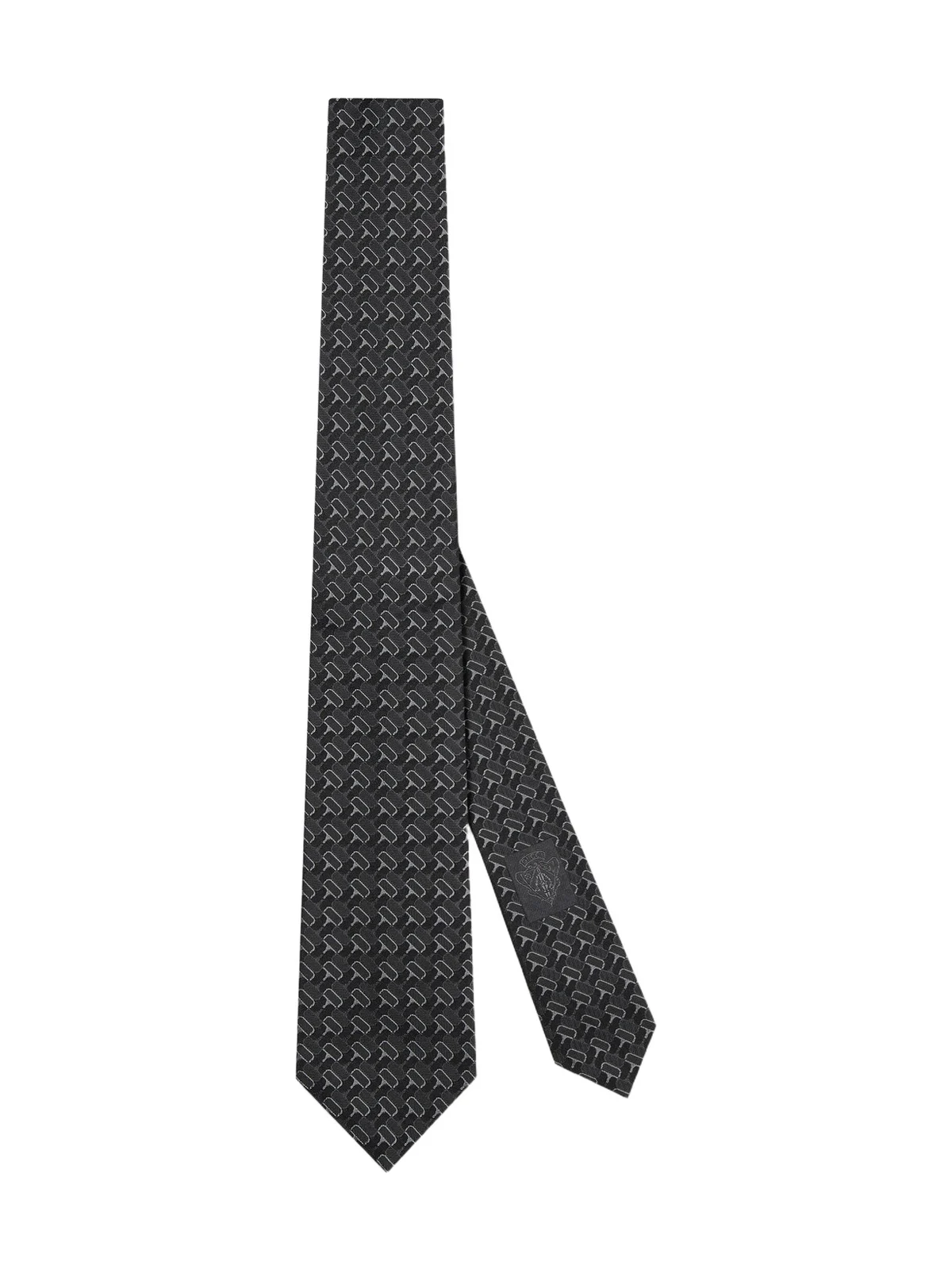 Gucci Horsebit Silk Jacquard Tie