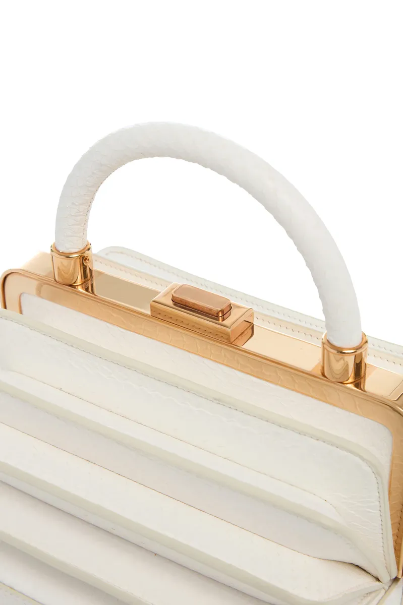 Gabriela Hearst Diana Bag in Ivory Snakeskin | Thumbnail 4 Gabriela Hearst Diana Bag in Ivory Snakeskin | Thumbnail 4