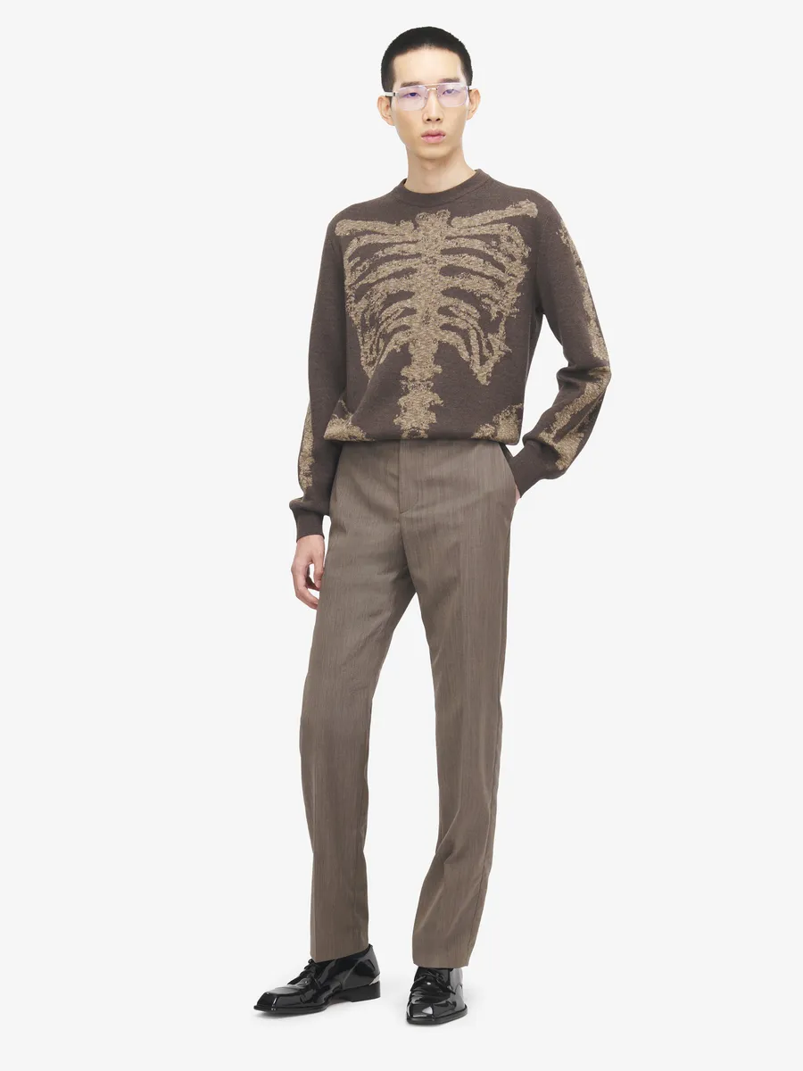Alexander McQueen Ribcage Jacquard Jumper | Thumbnail 2 Alexander McQueen Ribcage Jacquard Jumper | Thumbnail 2