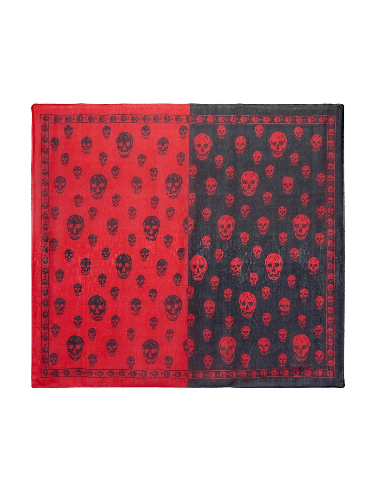 Alexander McQueen Classic Skull Scarf