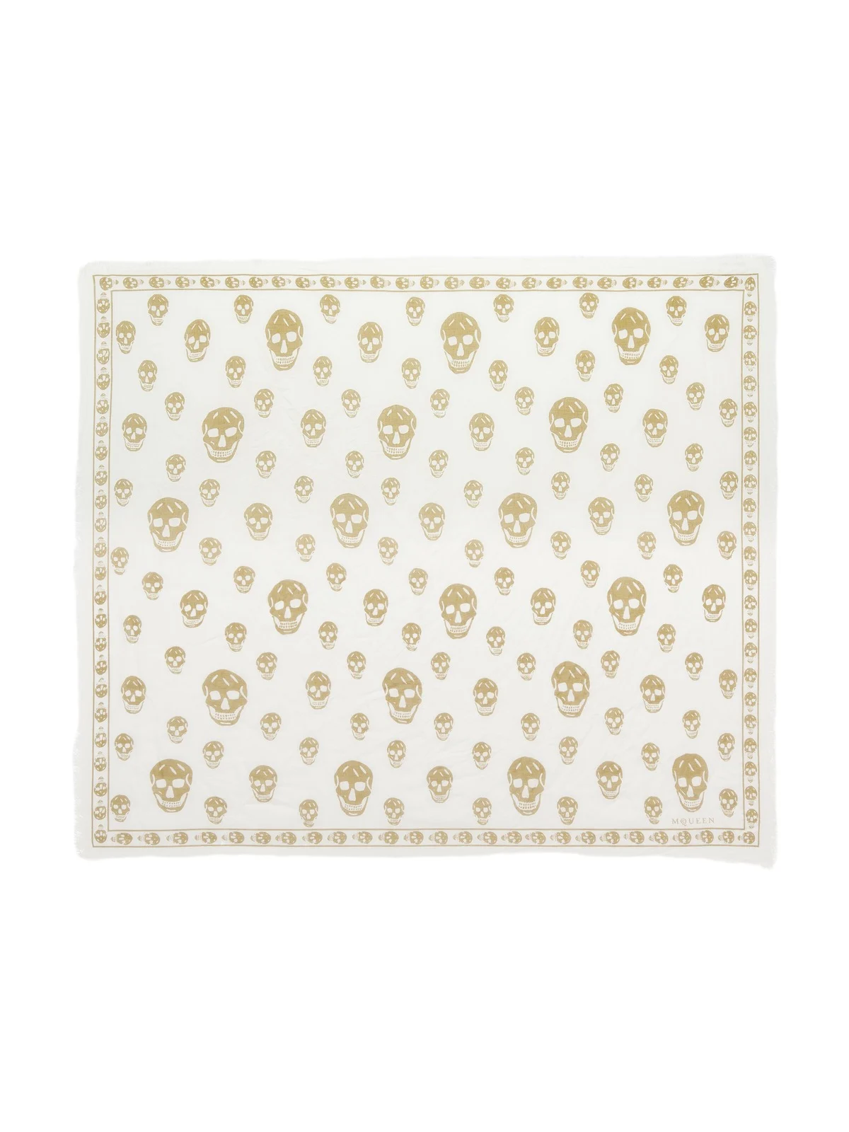 Alexander McQueen Classic Skull Scarf