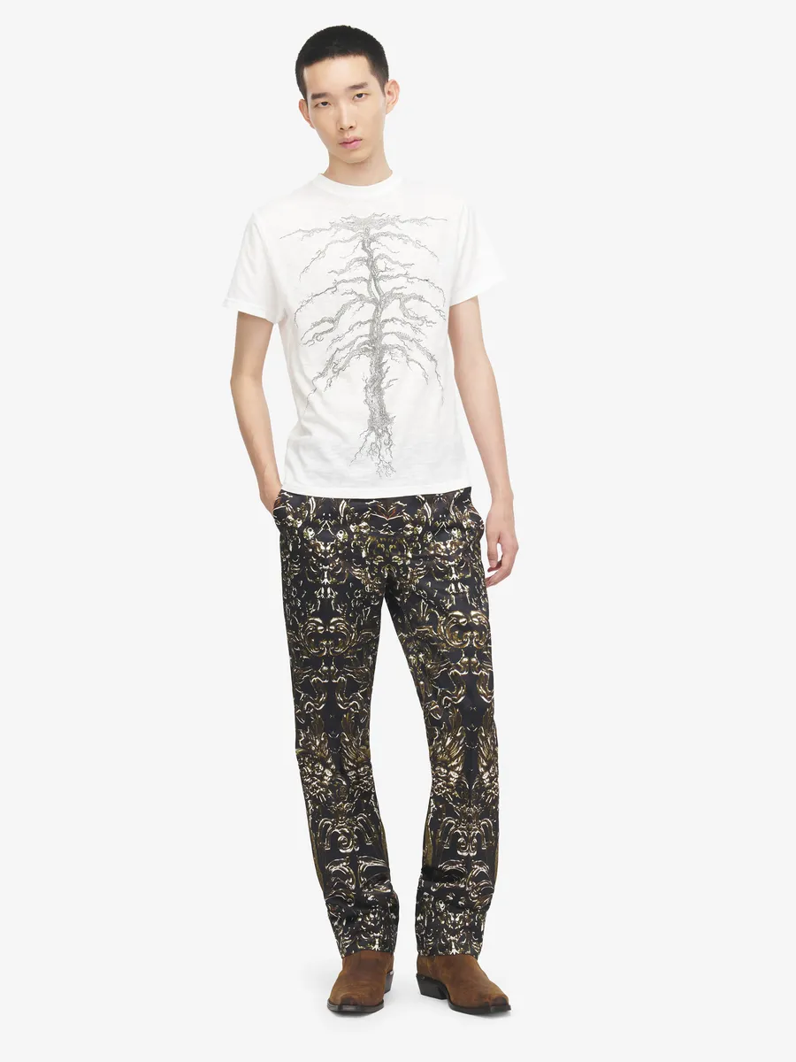Alexander McQueen Tree Ribcage Print T-Shirt | Thumbnail 2 Alexander McQueen Tree Ribcage Print T-Shirt | Thumbnail 2