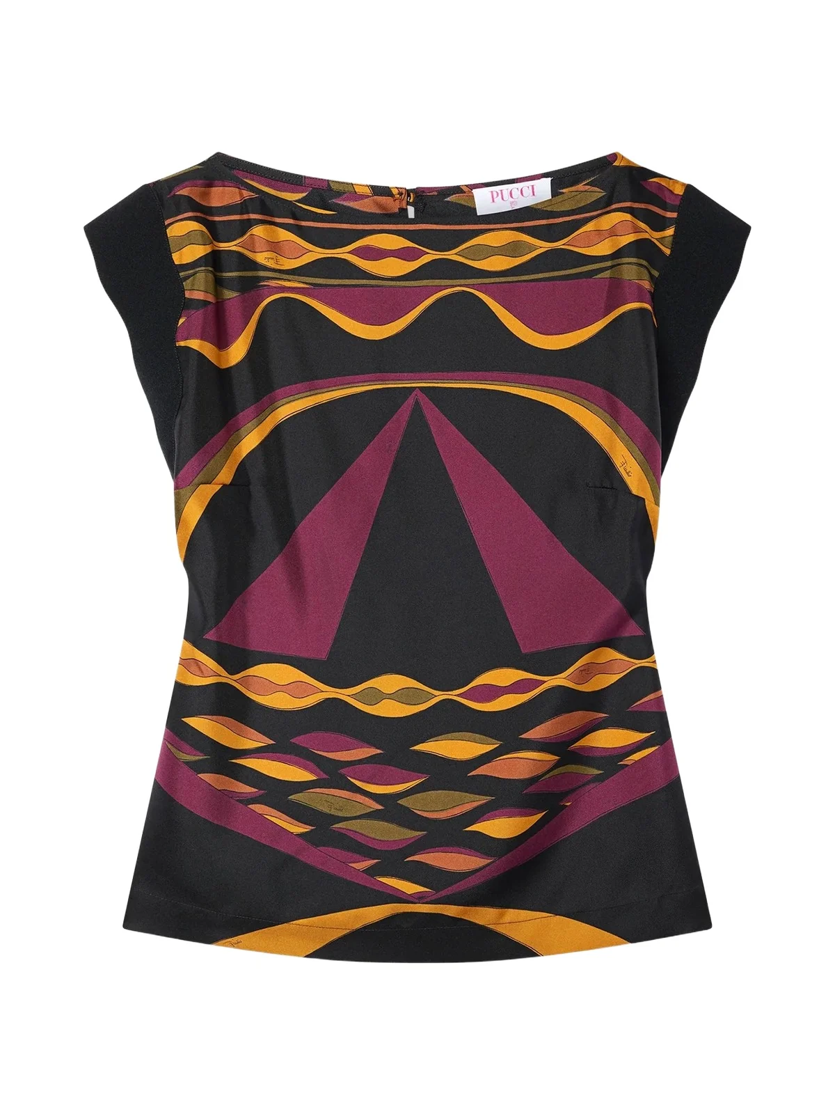 Dune Print Silk Top Dune Print Silk Top