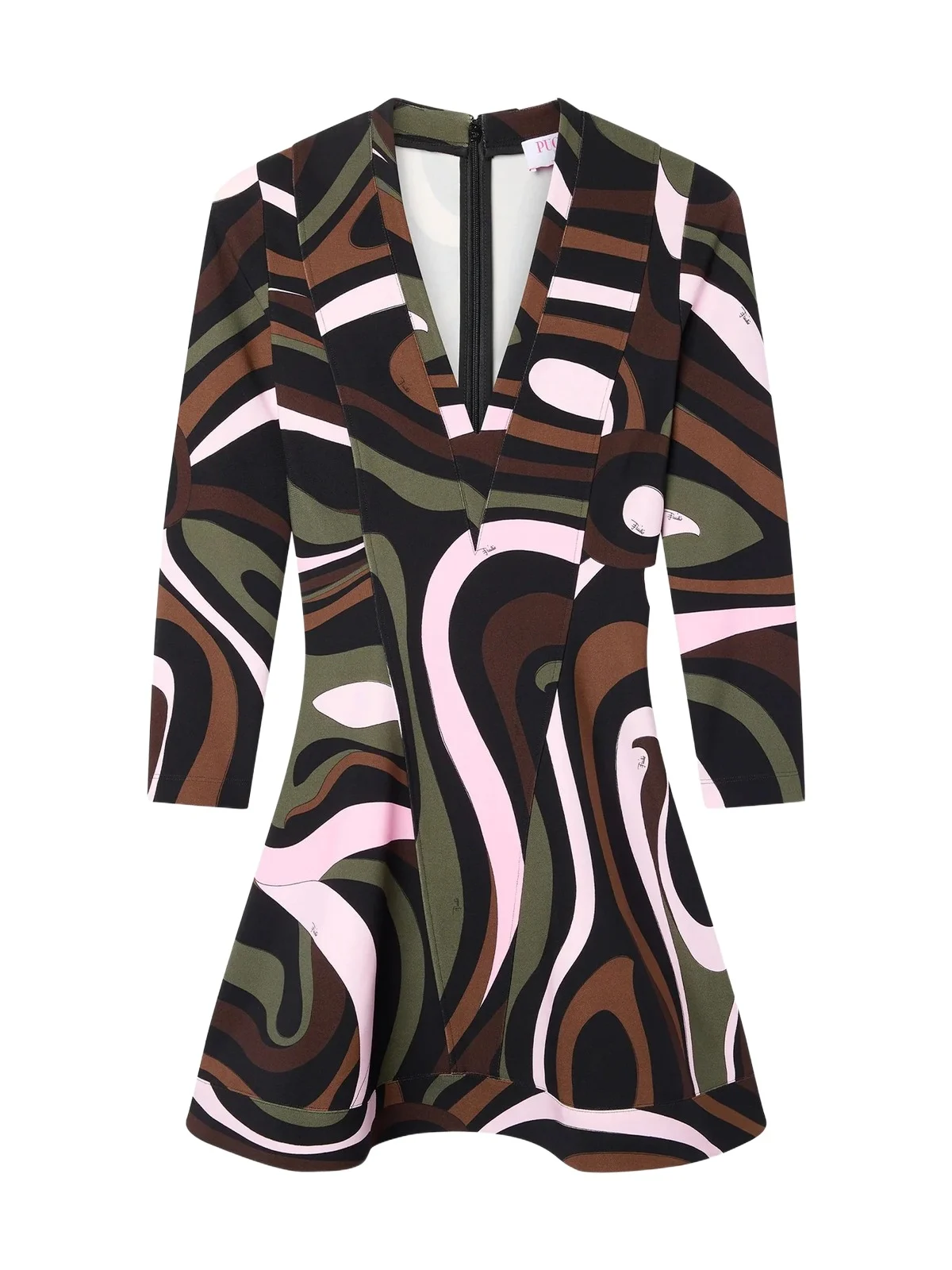 PUCCI Marmo Print Compact Jersey Mini Dress