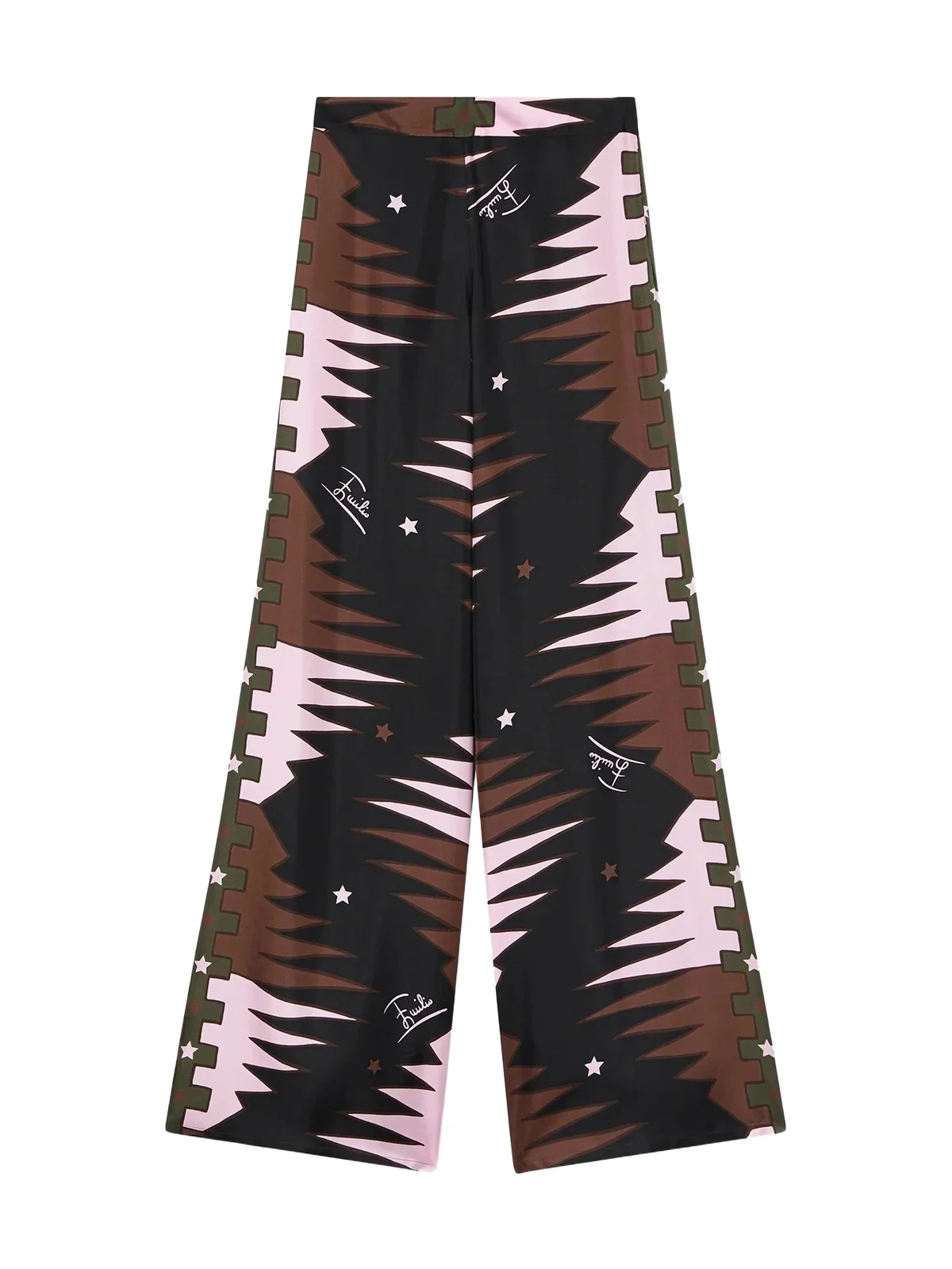 PUCCI Valdimontone Print Silk Pants