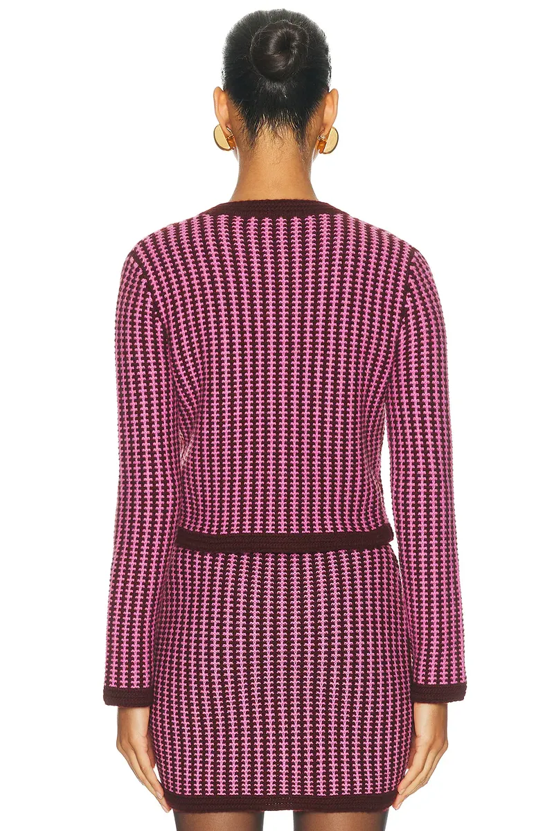 Versace Crochet Knit Sweater | Thumbnail 3