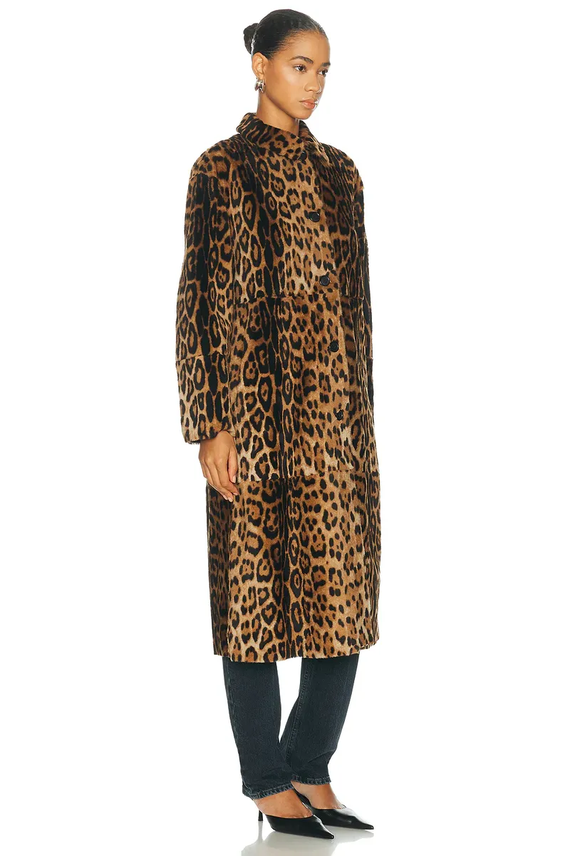 Nili Lotan Davelle Shearling Coat | Thumbnail 3 Nili Lotan Davelle Shearling Coat | Thumbnail 3