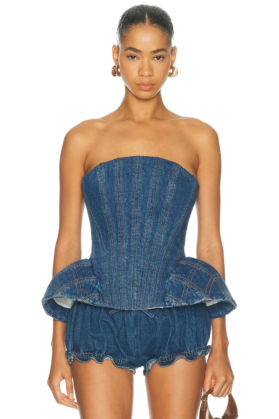 Emmi Corset Denim Top Emmi Corset Denim Top