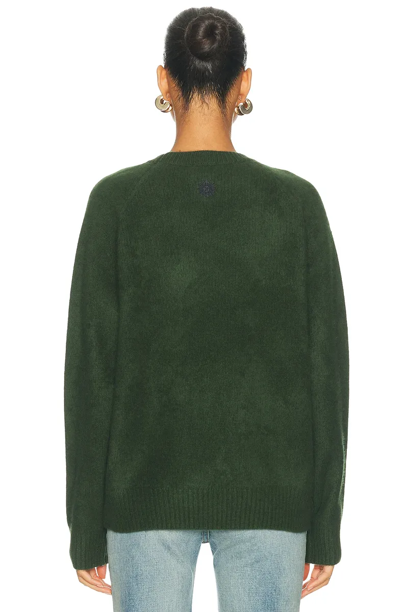 Frame The Ritz Unisex Brushed Cashmere Sweater | Thumbnail 3 Frame The Ritz Unisex Brushed Cashmere Sweater | Thumbnail 3