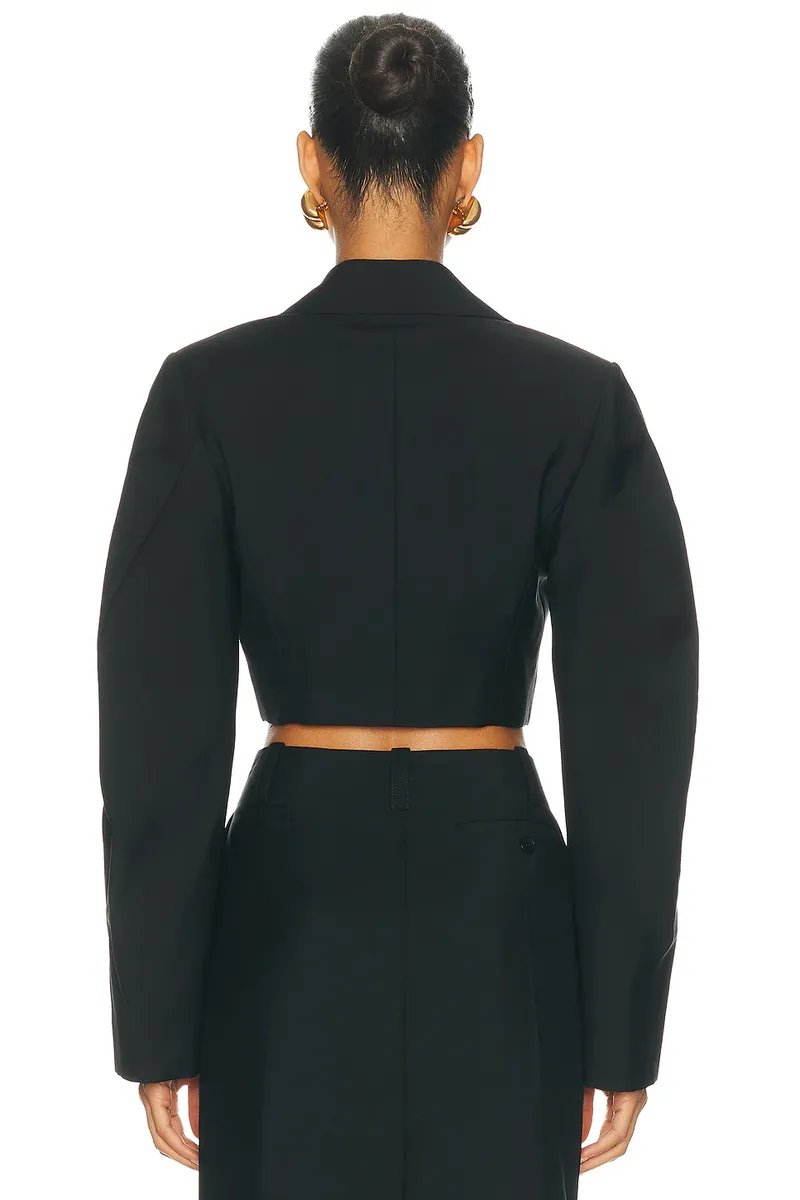 Givenchy Cropped Cocoon Sleeve Jacket | Thumbnail 3 Givenchy Cropped Cocoon Sleeve Jacket | Thumbnail 3
