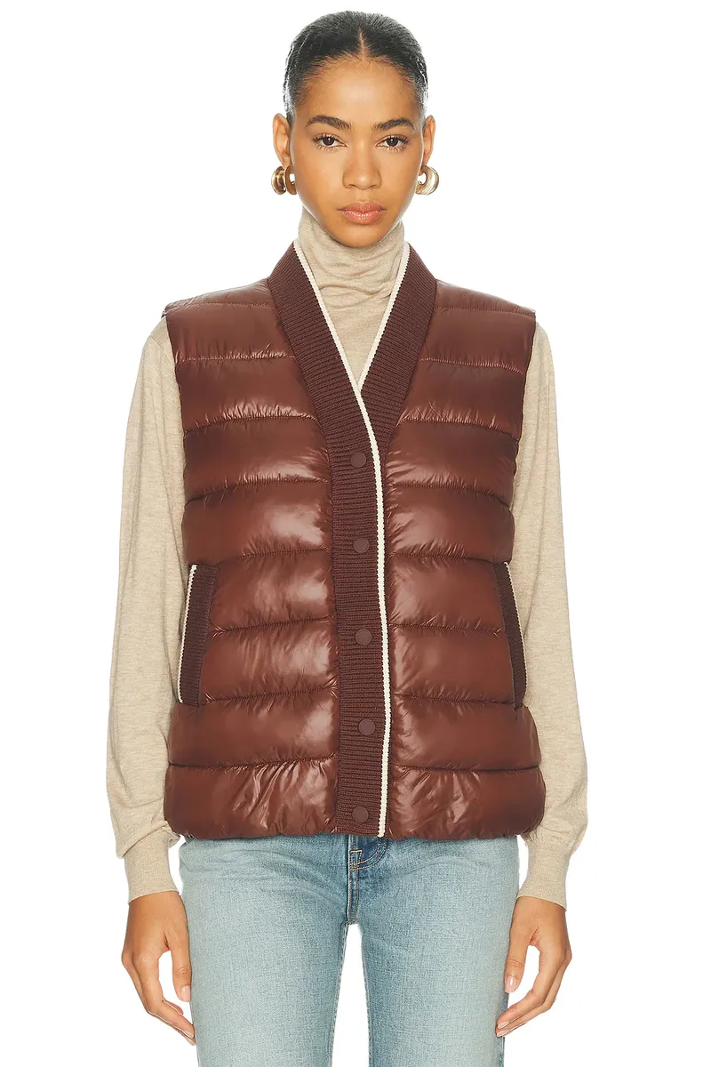 Varley Colwyn Short Boxy Gilet Puffer | Thumbnail 2
