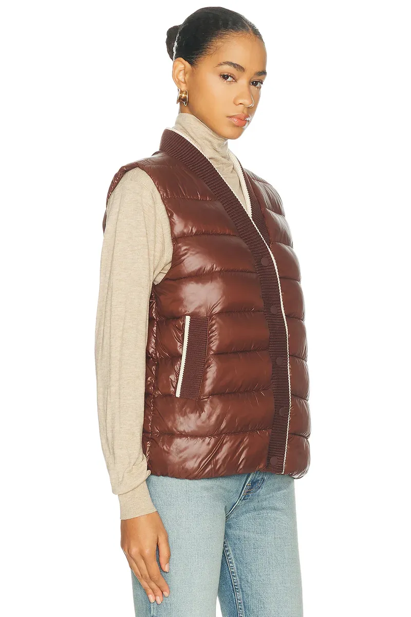 Varley Colwyn Short Boxy Gilet Puffer | Thumbnail 3