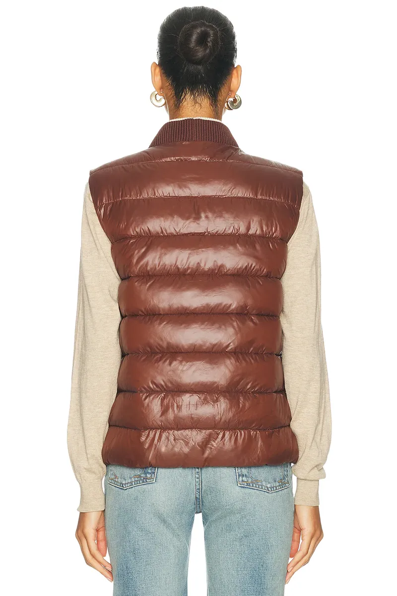 Varley Colwyn Short Boxy Gilet Puffer | Thumbnail 4