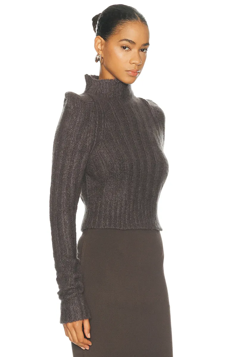 Rick Owens Cropped Con Sweater | Thumbnail 2