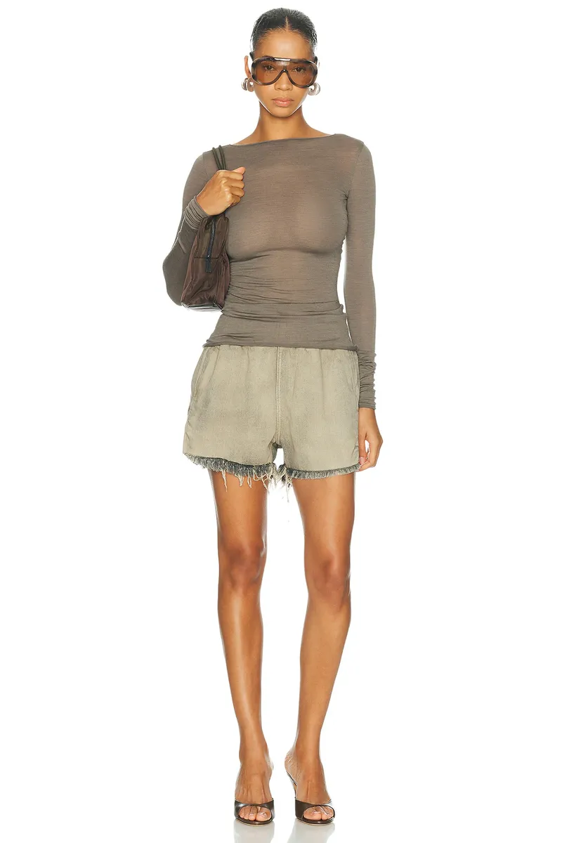 Rick Owens Denim Short | Thumbnail 5 Rick Owens Denim Short | Thumbnail 5