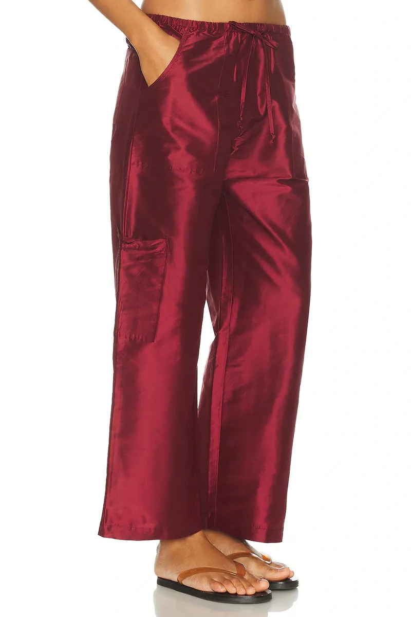 DONNI. The Taffeta Drawstring Cargo Pant | Thumbnail 2 DONNI. The Taffeta Drawstring Cargo Pant | Thumbnail 2