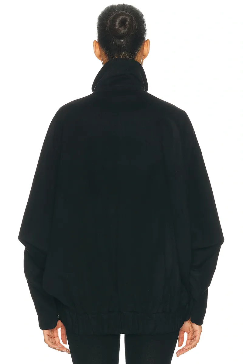 Auter Italian Wool Batwing Bomber Jacket | Thumbnail 4