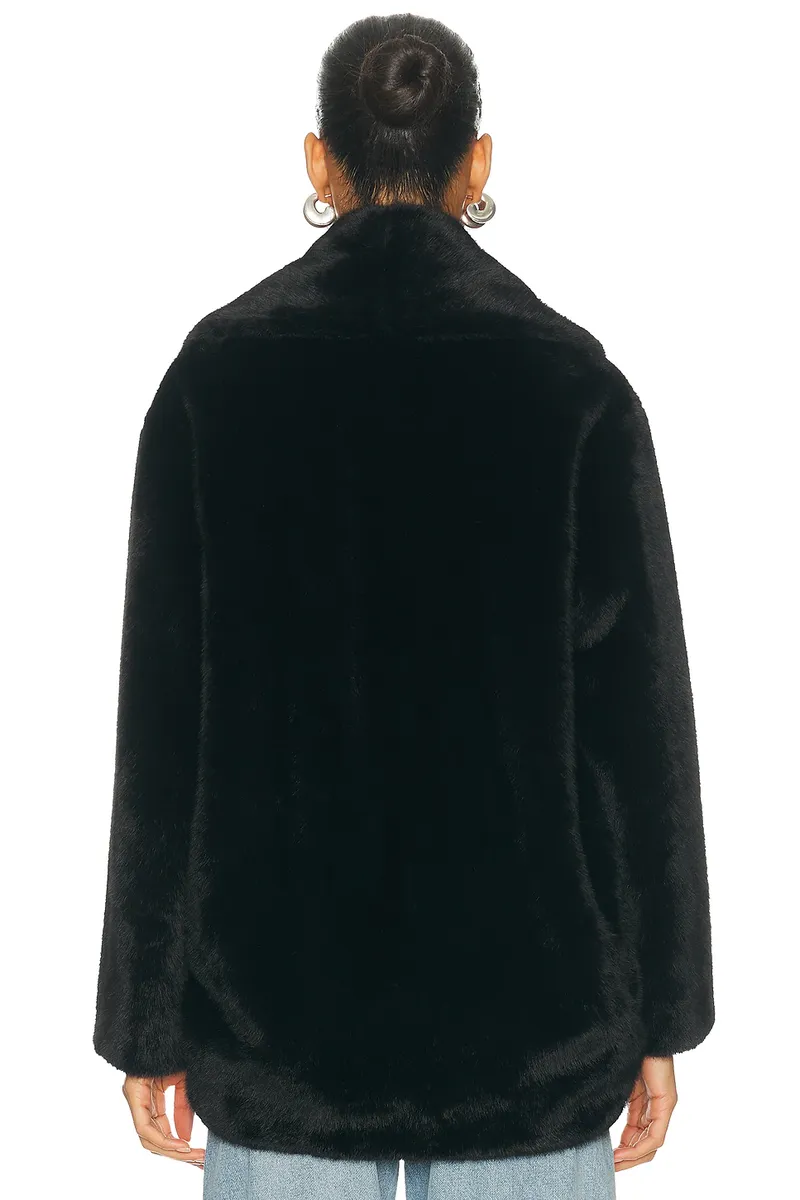 Auter Faux Mink Cocoon Coat | Thumbnail 4 Auter Faux Mink Cocoon Coat | Thumbnail 4