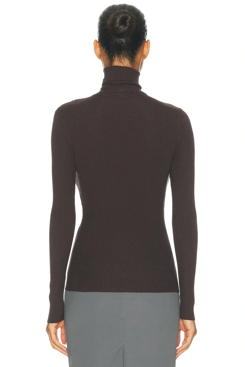 Wolford Merino Fine Rib Long Sleeve Top | Thumbnail 3 Wolford Merino Fine Rib Long Sleeve Top | Thumbnail 3