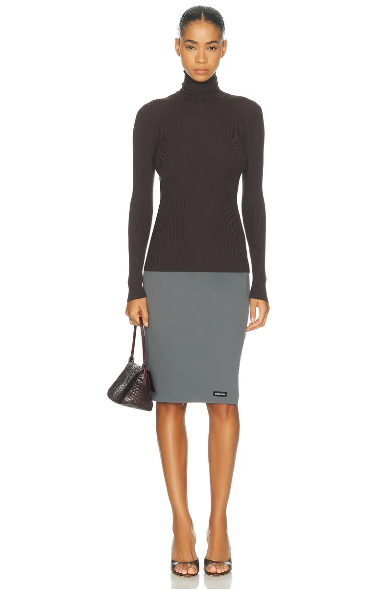 Wolford Merino Fine Rib Long Sleeve Top | Thumbnail 4 Wolford Merino Fine Rib Long Sleeve Top | Thumbnail 4