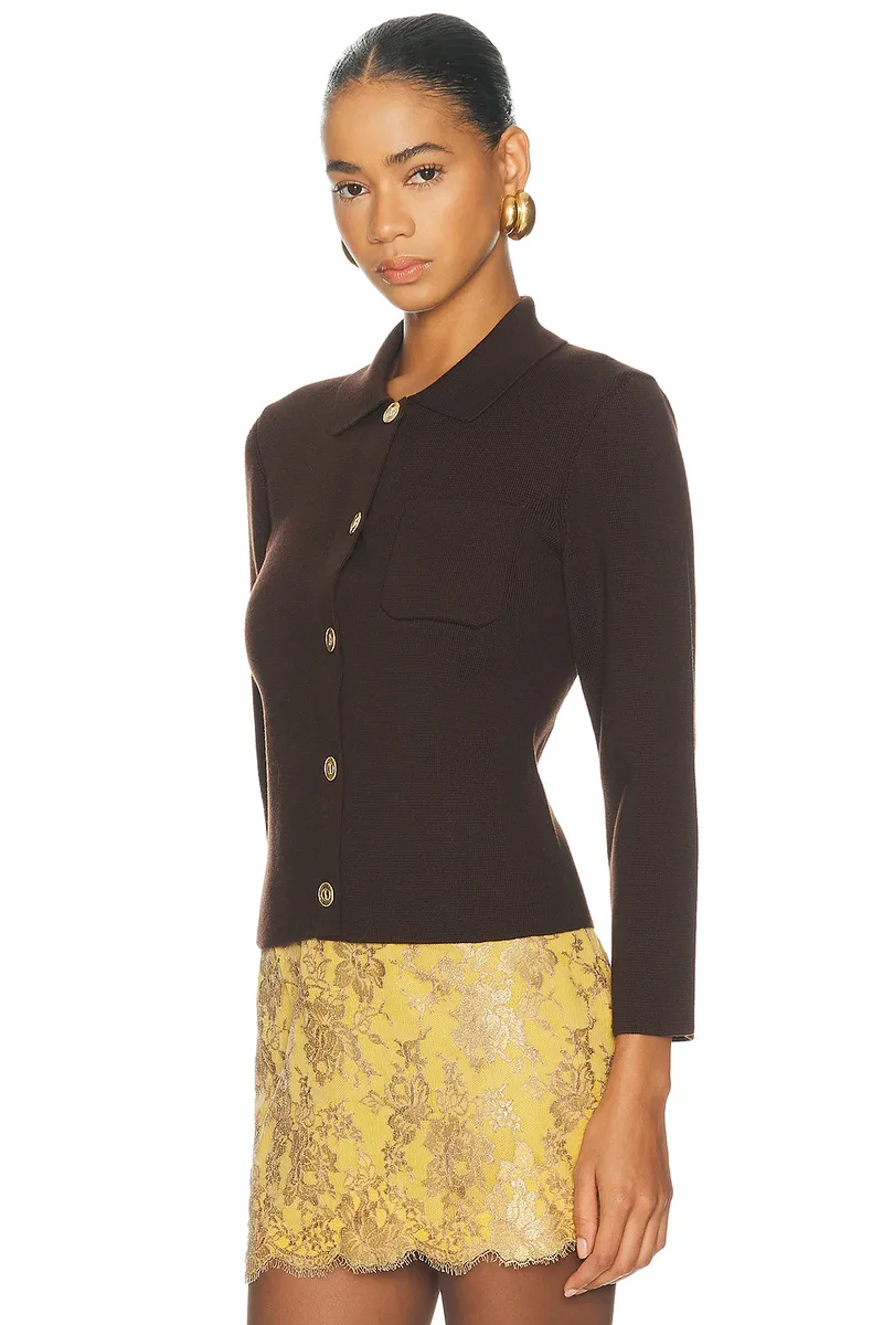Saint Laurent Heavy Cardigan | Thumbnail 2 Saint Laurent Heavy Cardigan | Thumbnail 2