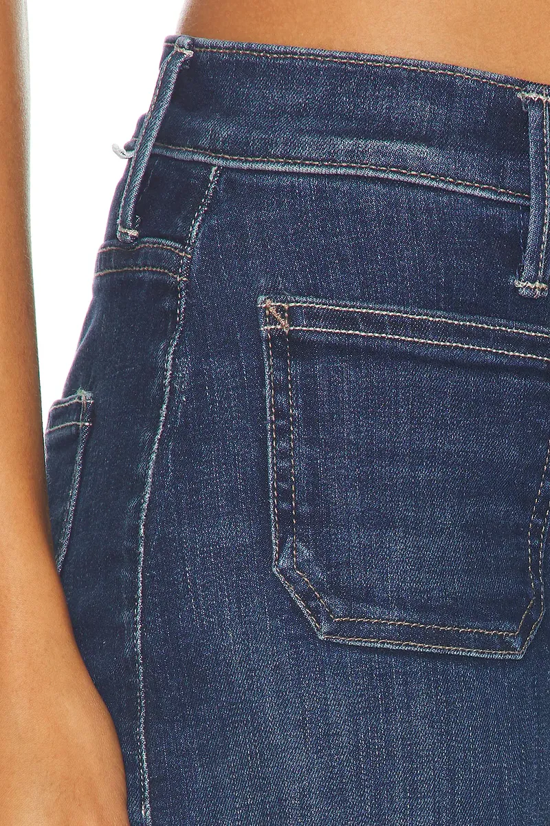 Mother The Patch Pocket Mid Rise Maven Sneak Jeans | Thumbnail 6