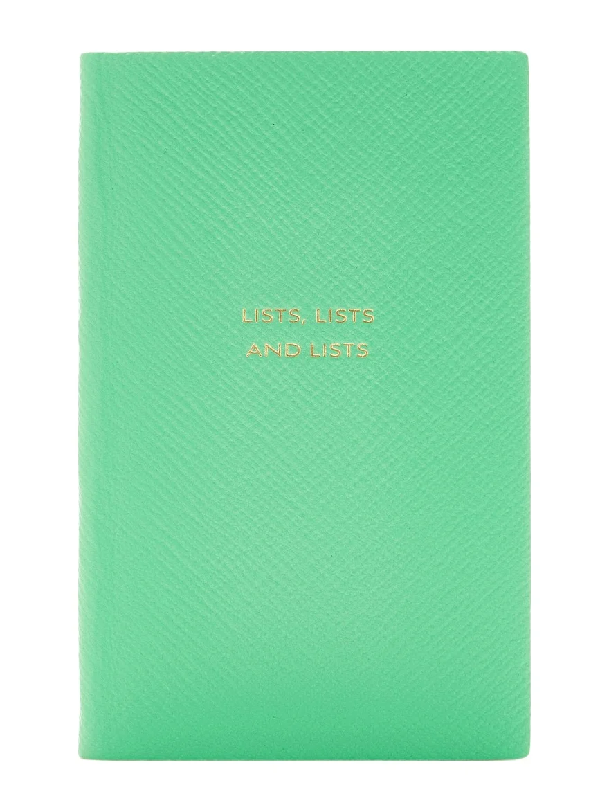 Smythson Lists; Lists and Lists Panama Notebook