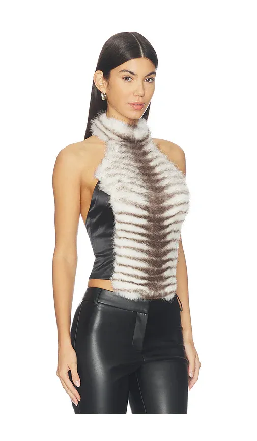 superdown Jillian Faux Fur Top | Thumbnail 2 superdown Jillian Faux Fur Top | Thumbnail 2