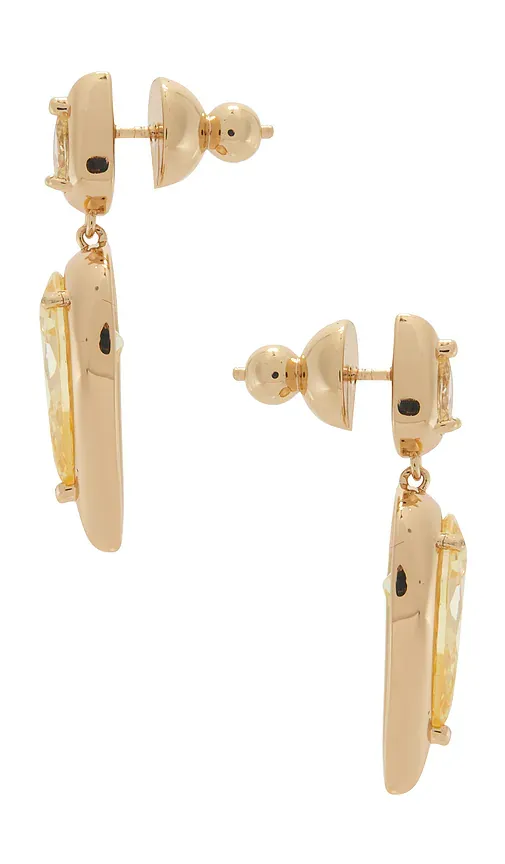 Lili Claspe Small Yellow Imara Earrings | Thumbnail 2 Lili Claspe Small Yellow Imara Earrings | Thumbnail 2