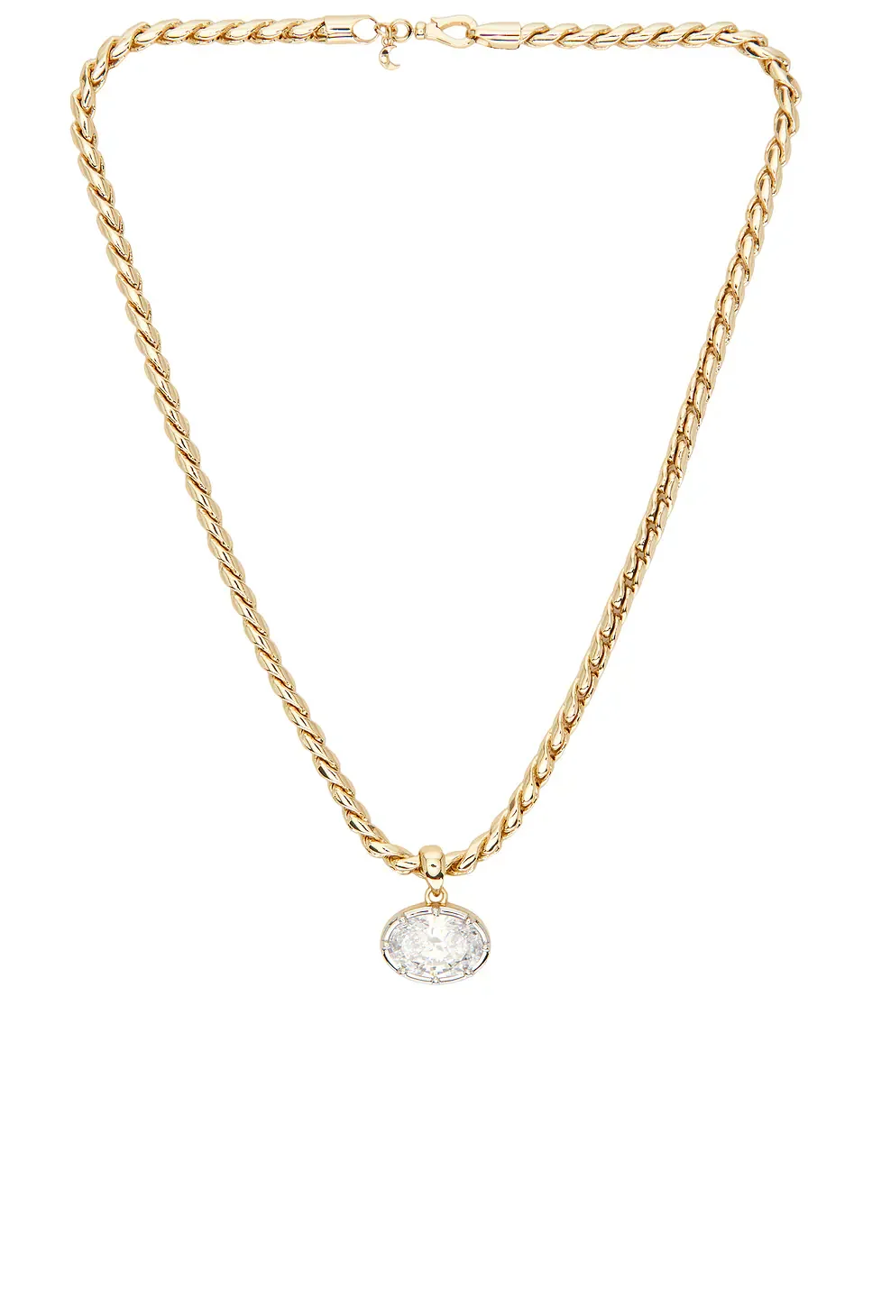 Lili Claspe Medium Bruna Oval Necklace