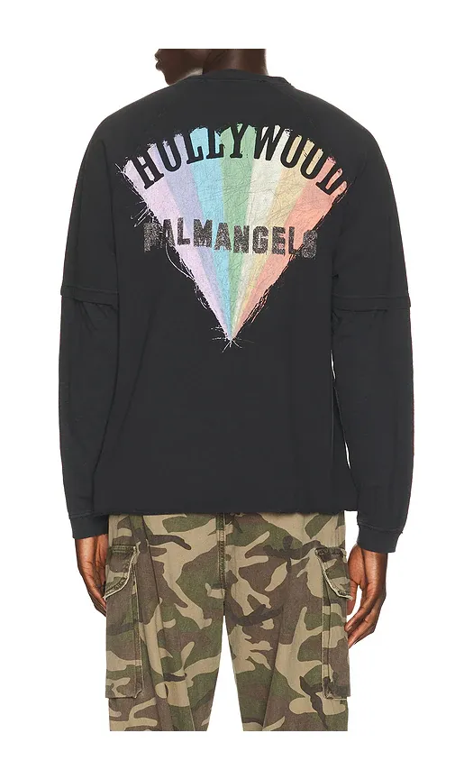 Palm Angels Neon Blvd Double Layer Long Sleeve | Thumbnail 2