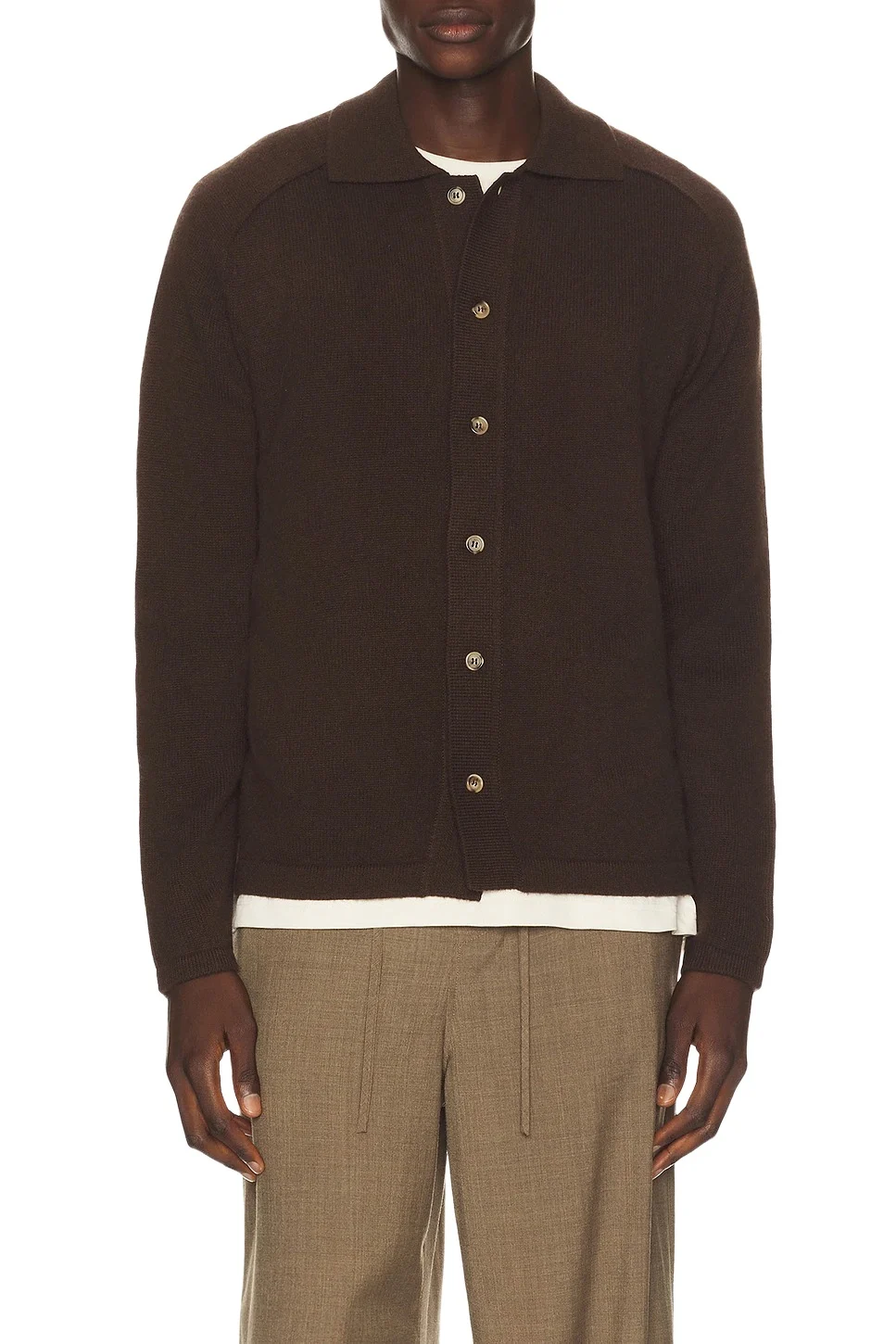 Soft Goat Knitted Shirt
