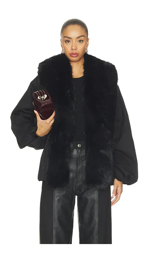 ROTATE Faux Fur Collar Jacket | Thumbnail 2 ROTATE Faux Fur Collar Jacket | Thumbnail 2
