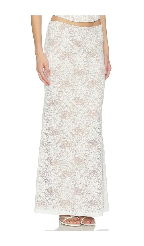 Runaway The Label Kiani Low Waist Lace Maxi Skirt | Thumbnail 2 Runaway The Label Kiani Low Waist Lace Maxi Skirt | Thumbnail 2