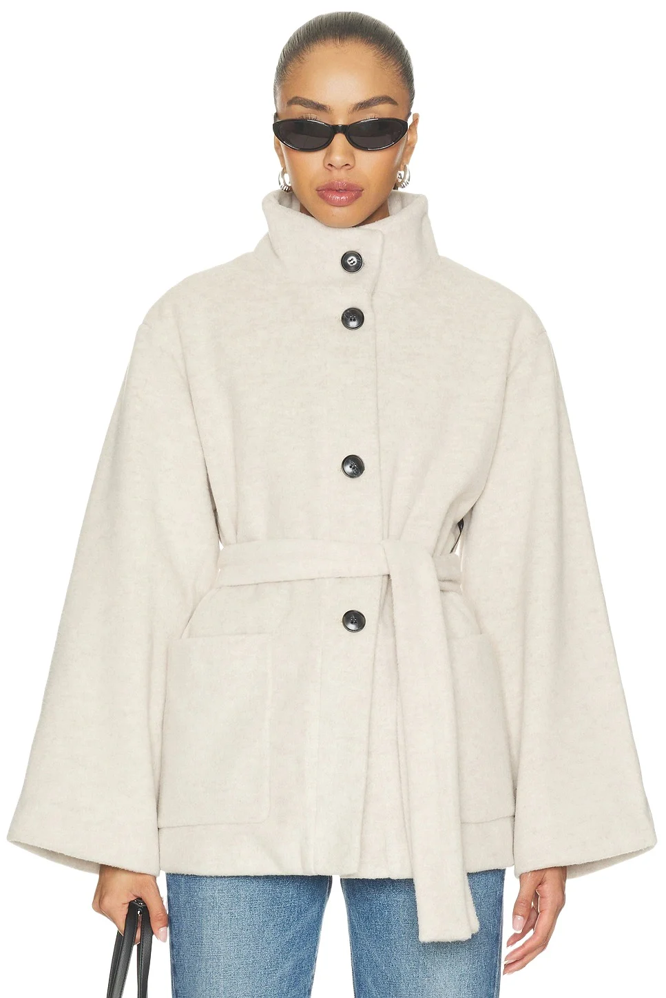 Sanctuary Bundled Wool Coat