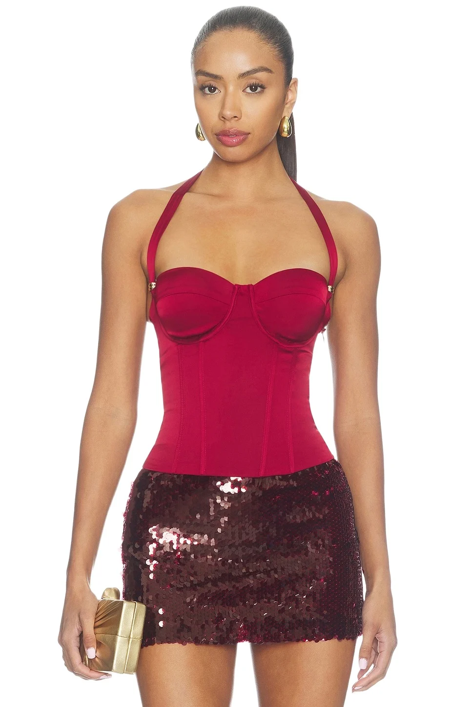 Runaway The Label Tegan Halter Bustier