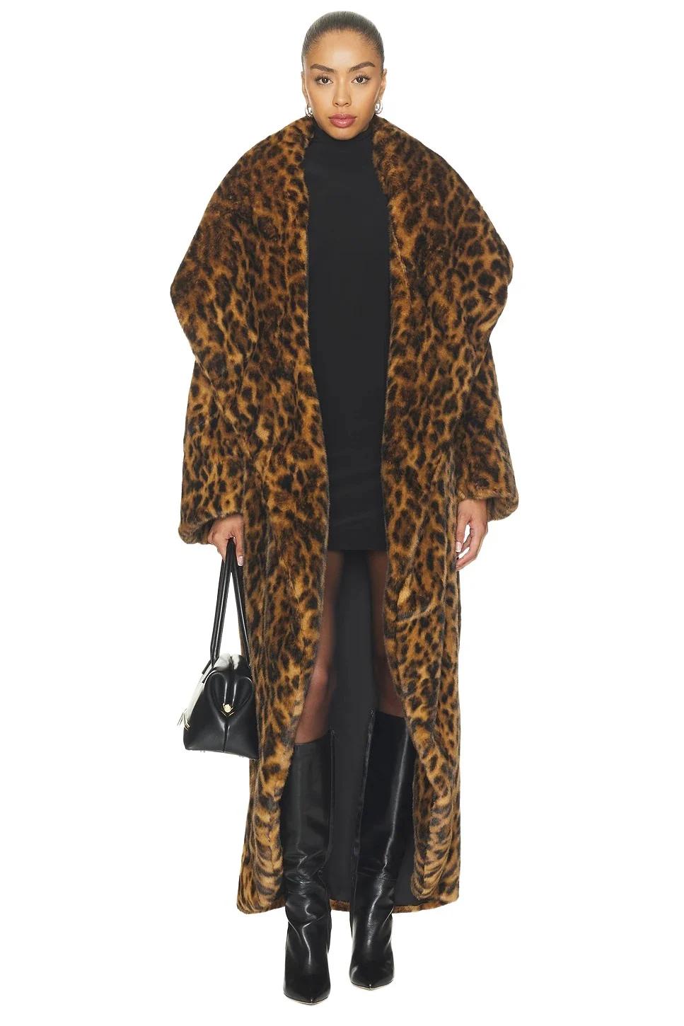 Norma Kamali Shawl Collar Maxi Coat