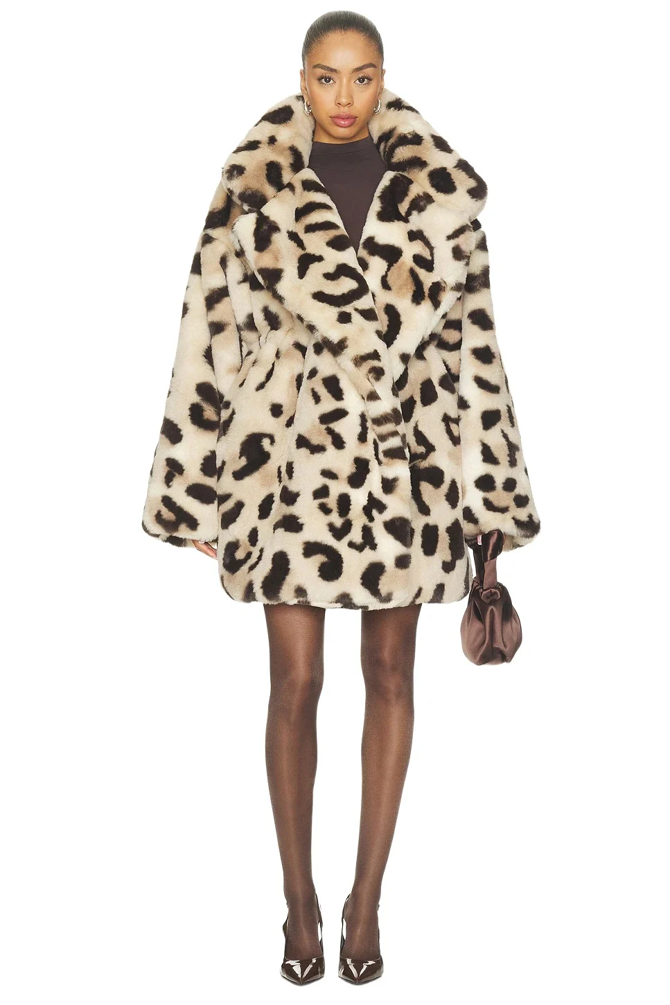 Norma Kamali Teddy Bear Car Coat