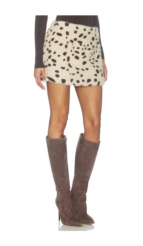 Lovers and Friends Claudia Faux Fur Mini Skirt | Thumbnail 2 Lovers and Friends Claudia Faux Fur Mini Skirt | Thumbnail 2