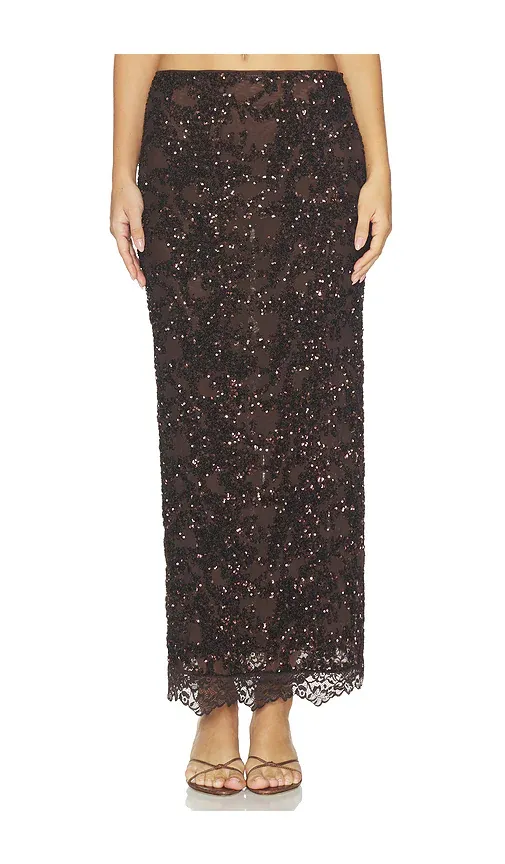 Lovers and Friends Atika Sequin Lace Skirt | Thumbnail 2 Lovers and Friends Atika Sequin Lace Skirt | Thumbnail 2