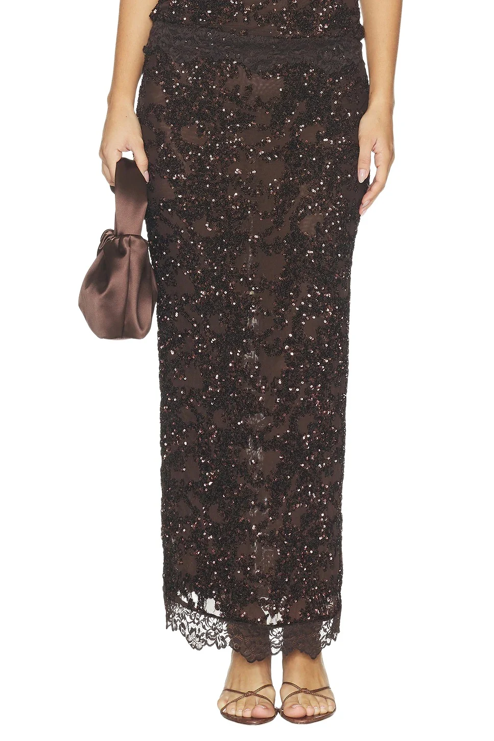 Lovers and Friends Atika Sequin Lace Skirt