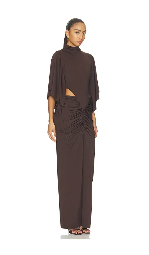 Shona Joy Miro Cut Out Draped Maxi Dress | Thumbnail 2 Shona Joy Miro Cut Out Draped Maxi Dress | Thumbnail 2
