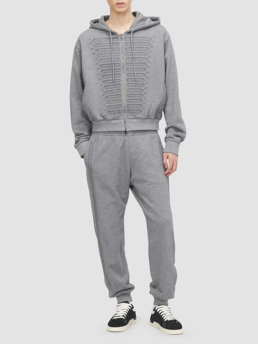 Alexander McQueen Men's Ceremonial Cotton Jogger Sweatpants | Thumbnail 2 Alexander McQueen Men's Ceremonial Cotton Jogger Sweatpants | Thumbnail 2